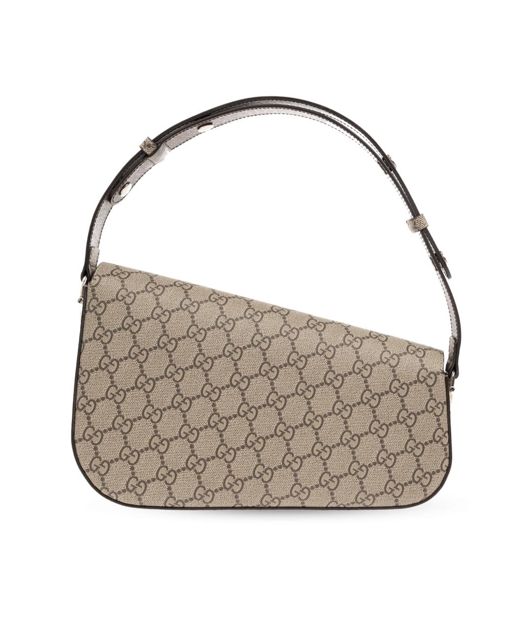 GUCCI Бежевая сумка с короткими ручками, фото 4