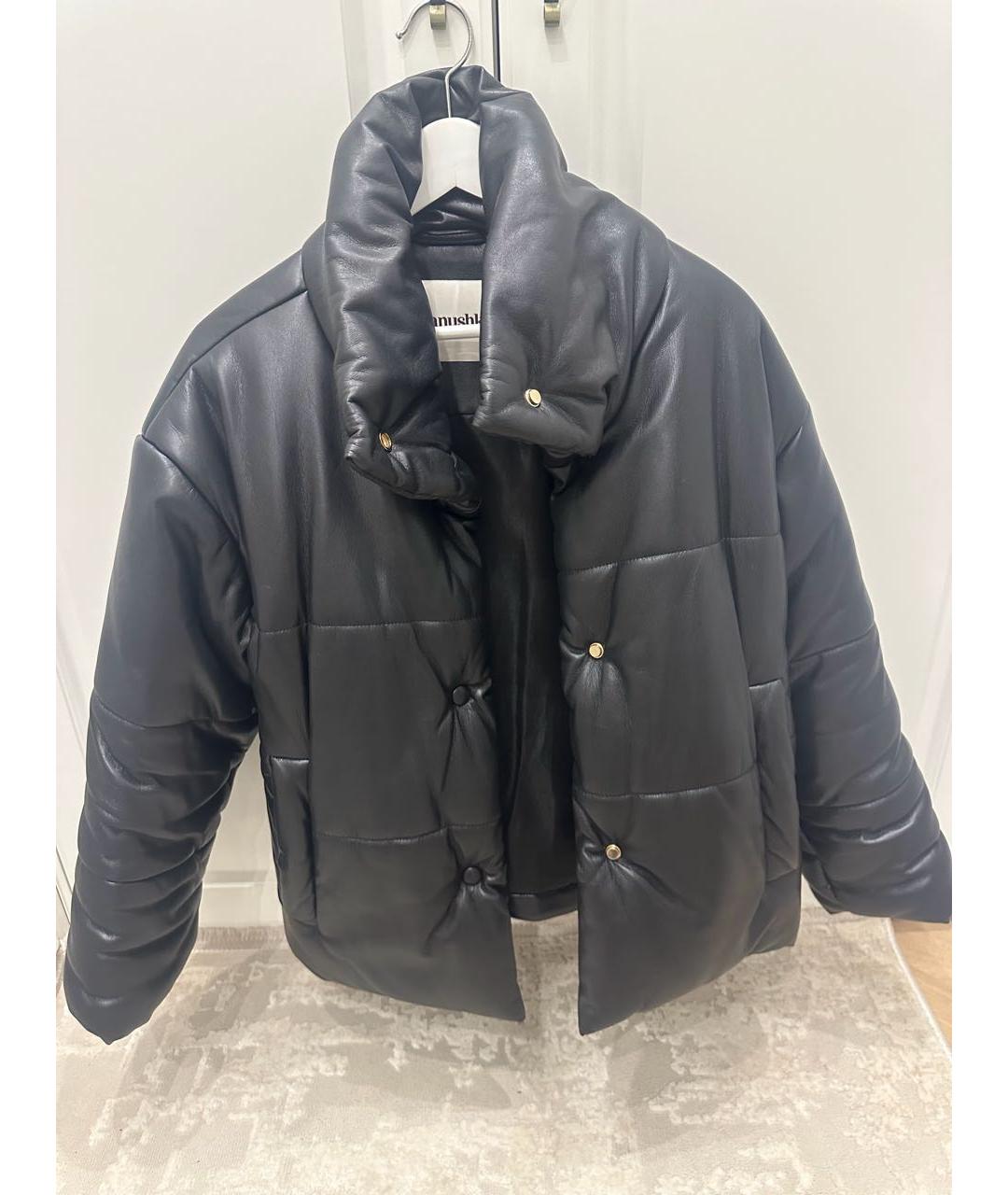 NANUSHKA Черная полиэстеровая куртка, фото 6