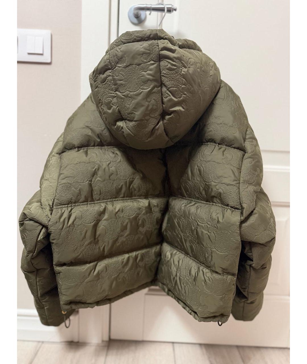 CELINE Хаки полиэстеровая куртка, фото 2