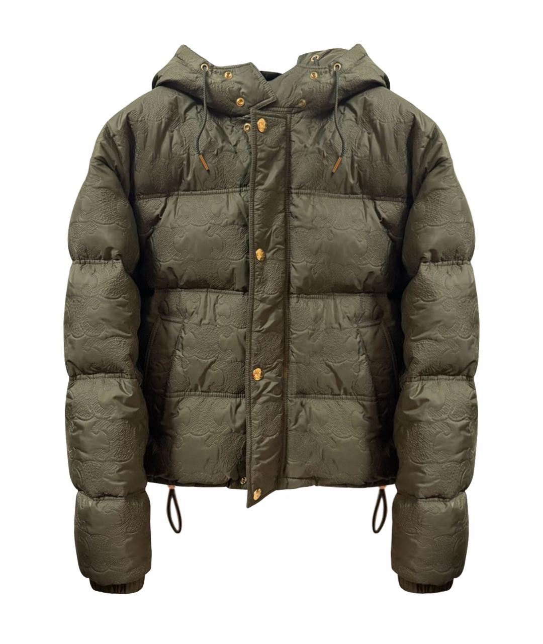 CELINE Хаки полиэстеровая куртка, фото 5