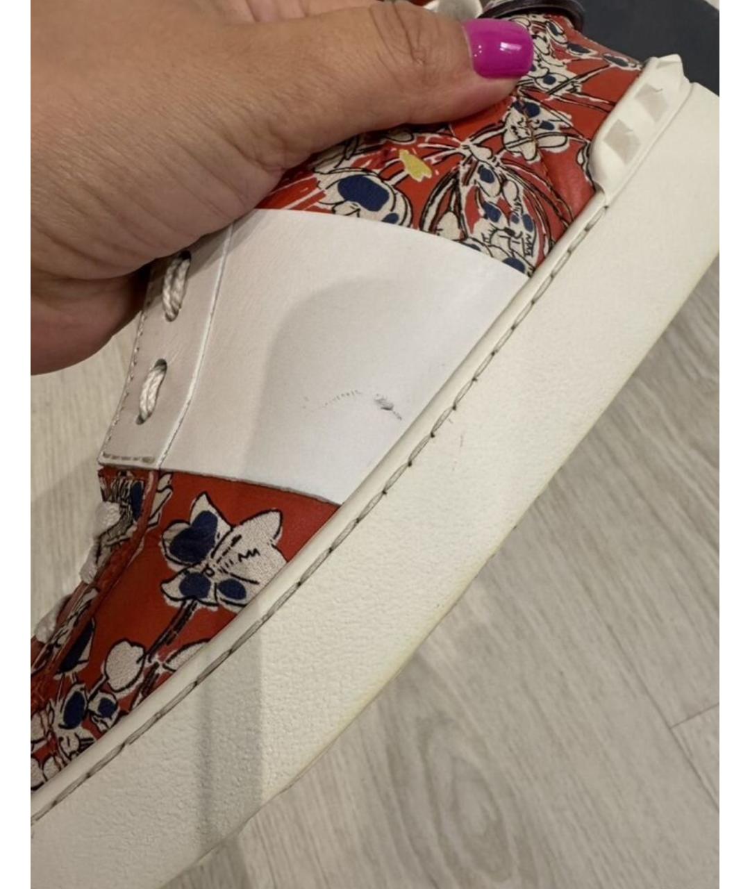 VALENTINO Кожаные кеды, фото 5