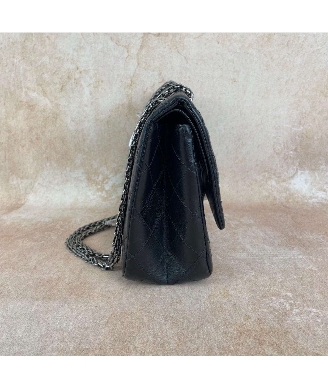 CHANEL Черная кожаная сумка через плечо, фото 6