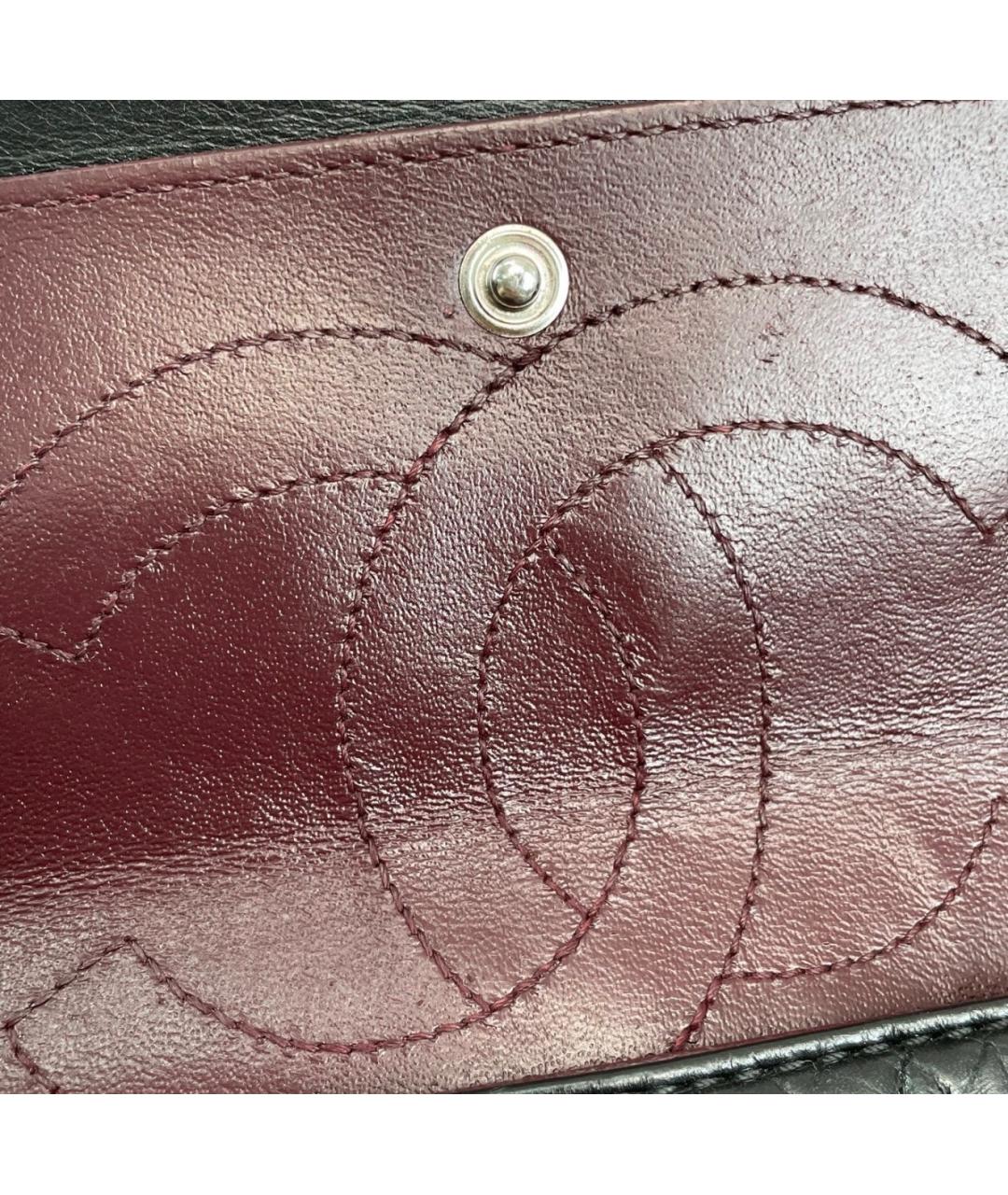 CHANEL Черная кожаная сумка через плечо, фото 4