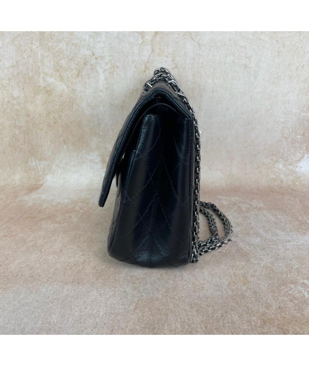 CHANEL Черная кожаная сумка через плечо, фото 5