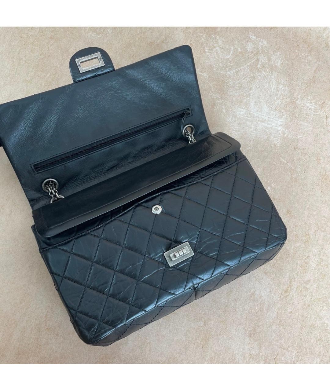 CHANEL Черная кожаная сумка через плечо, фото 7
