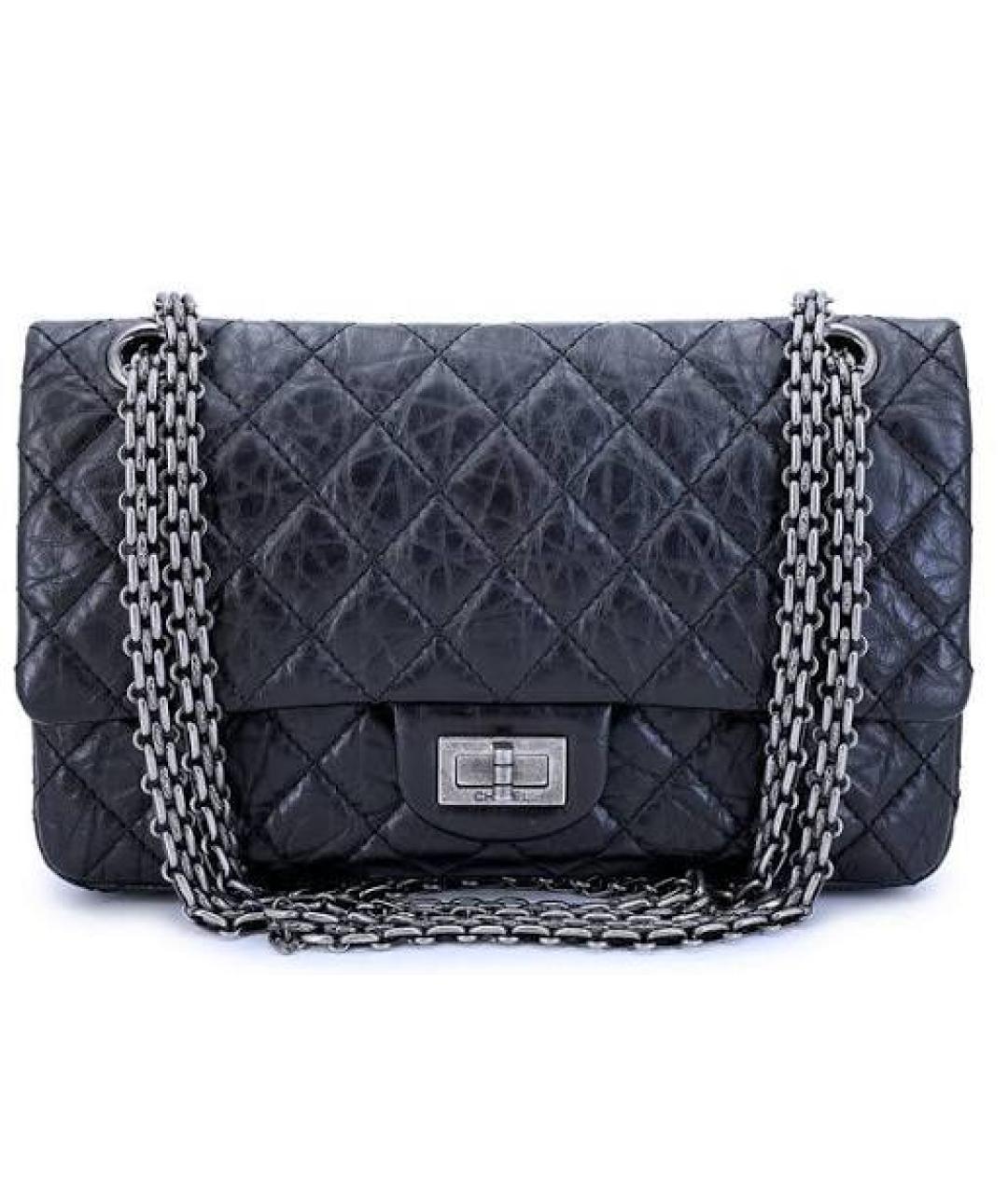 CHANEL Черная кожаная сумка через плечо, фото 10