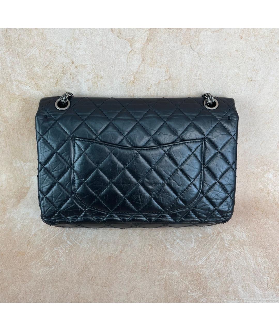 CHANEL Черная кожаная сумка через плечо, фото 8