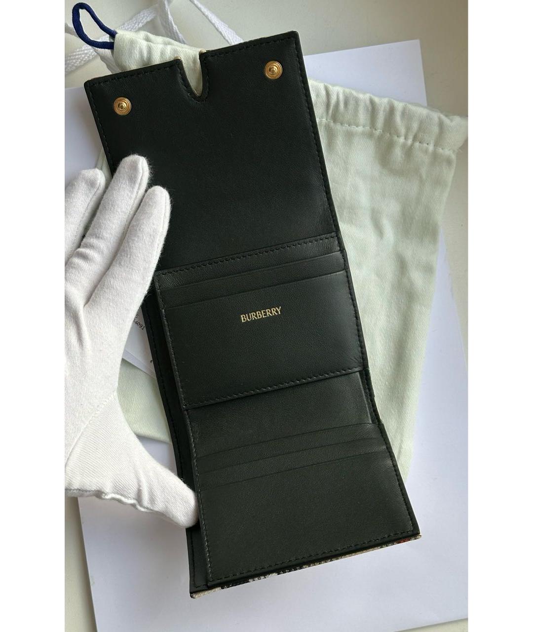 BURBERRY Бежевый кошелек, фото 4