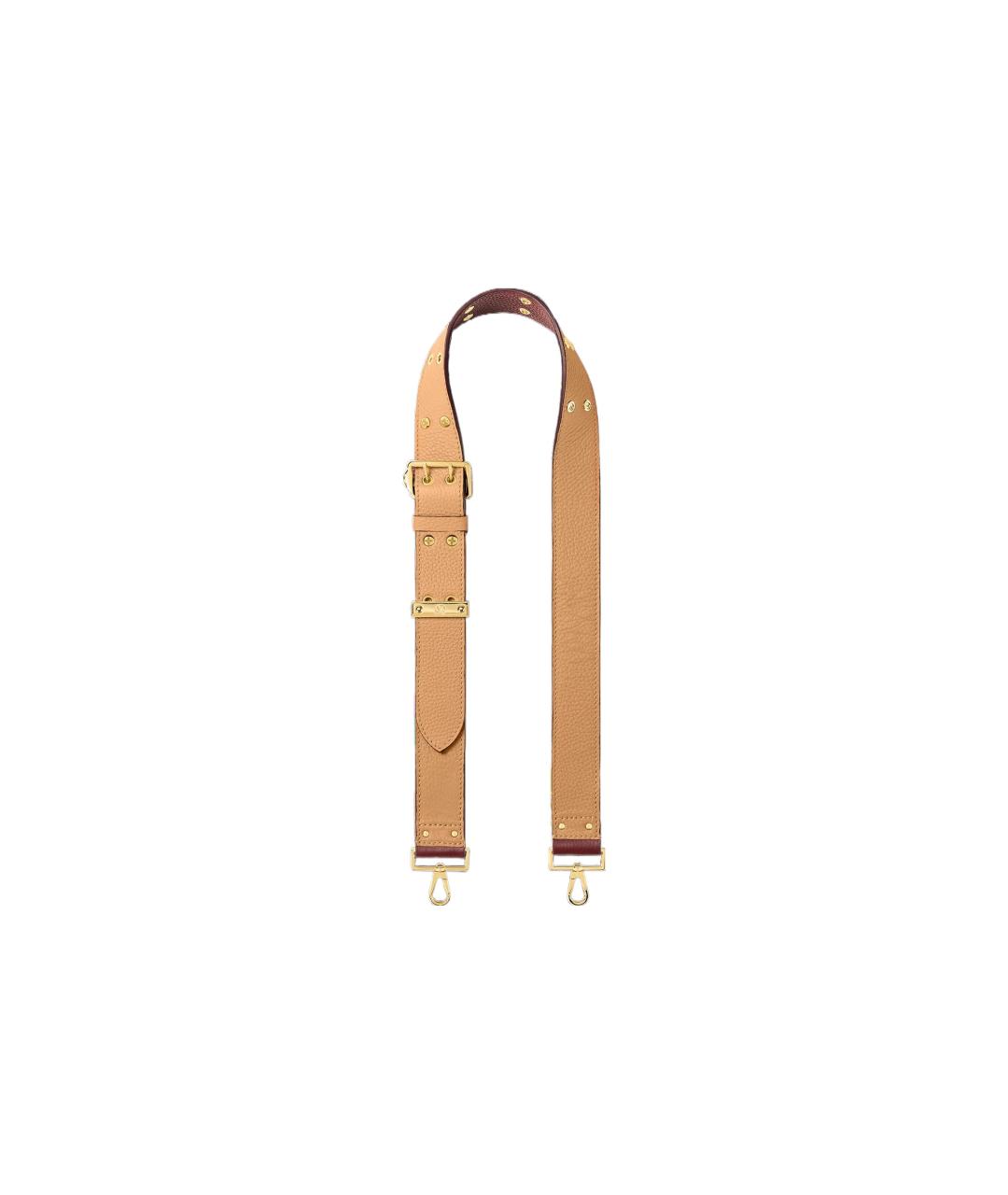 LOUIS VUITTON Бордовая кожаная сумка через плечо, фото 5