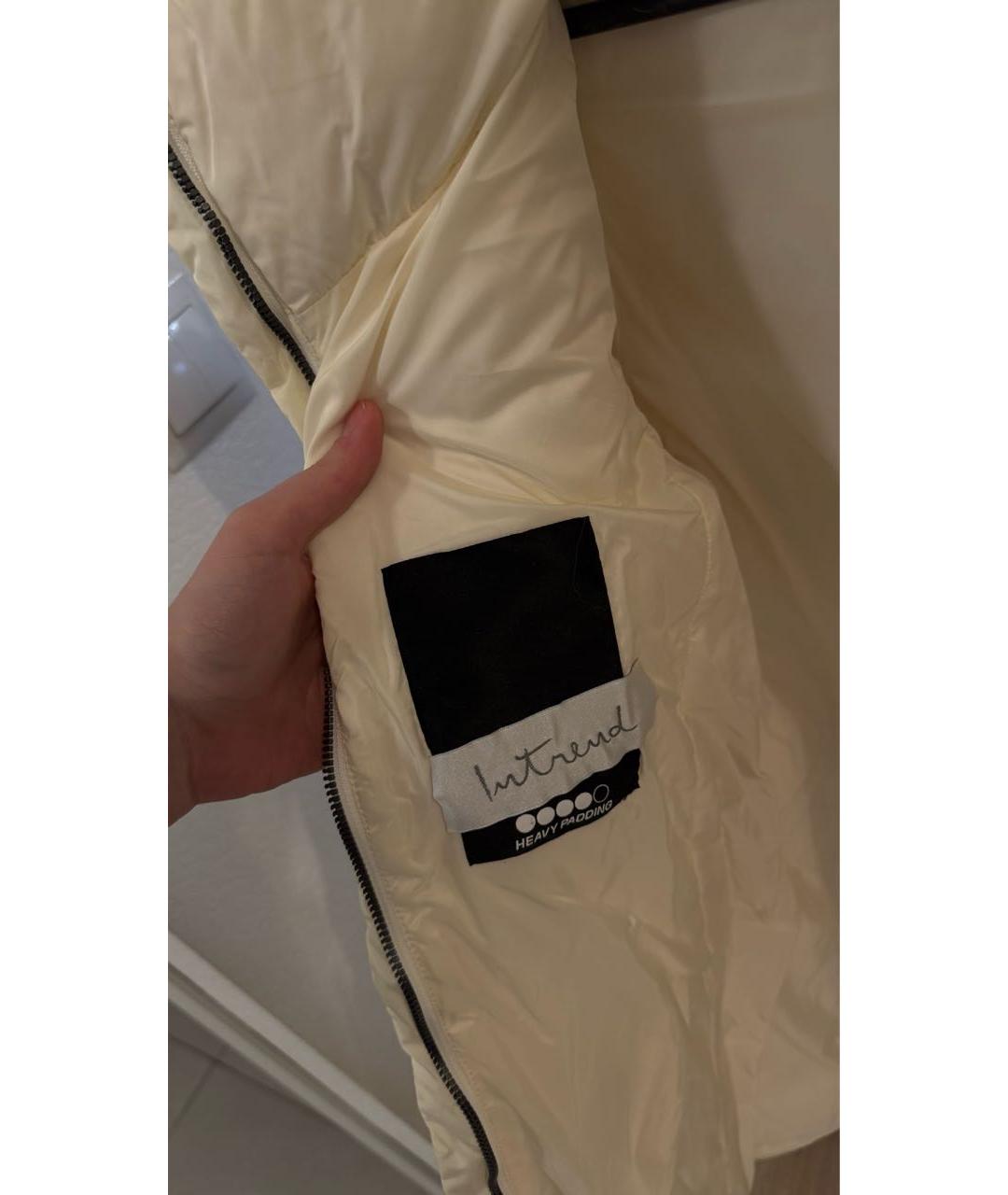 WEEKEND MAX MARA Белый полиамидовый пуховик, фото 5