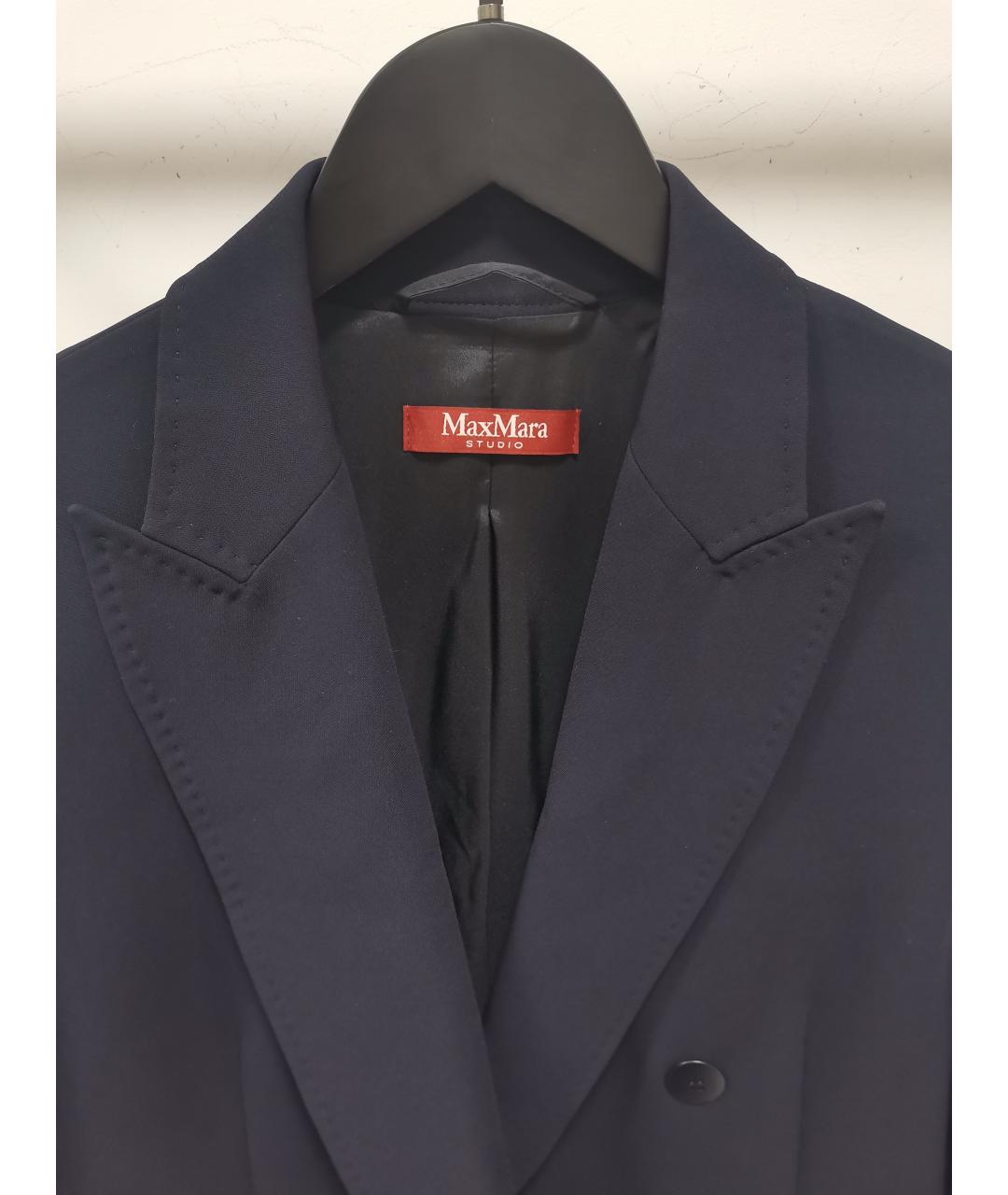 MAX MARA STUDIO Темно-синий костюм с брюками, фото 6