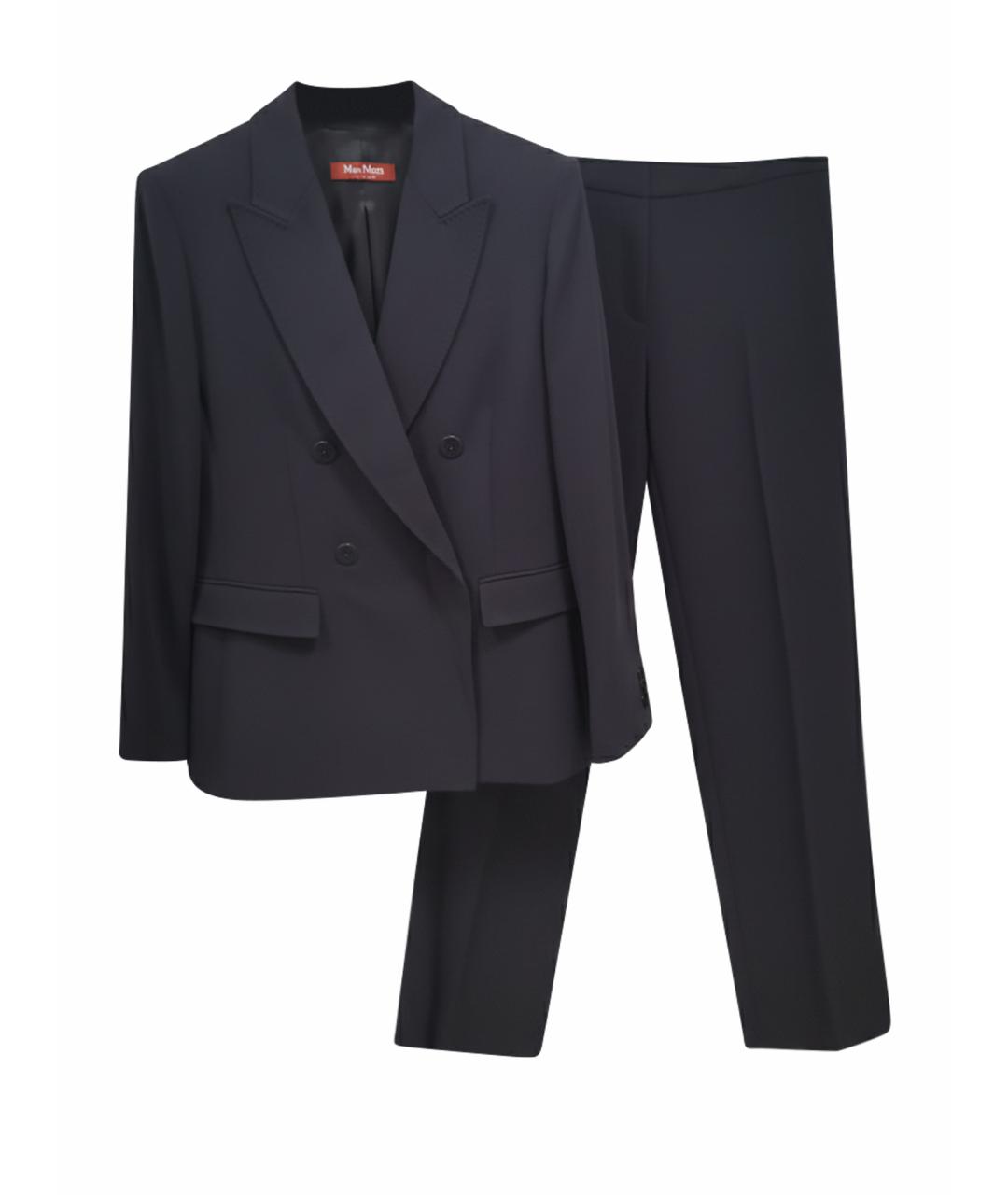 MAX MARA STUDIO Темно-синий костюм с брюками, фото 1