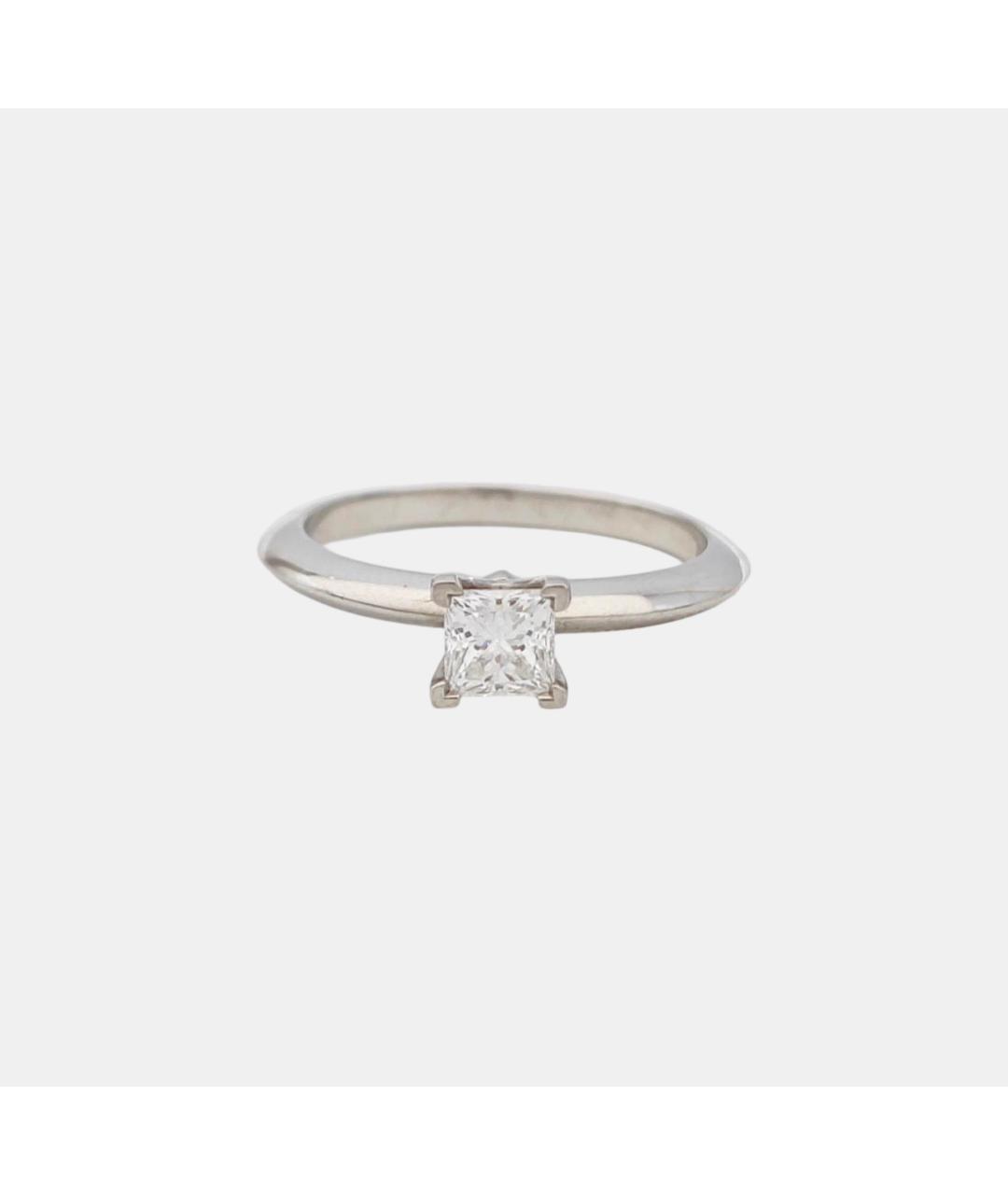 TIFFANY&CO Серебряное платиновое кольцо, фото 7