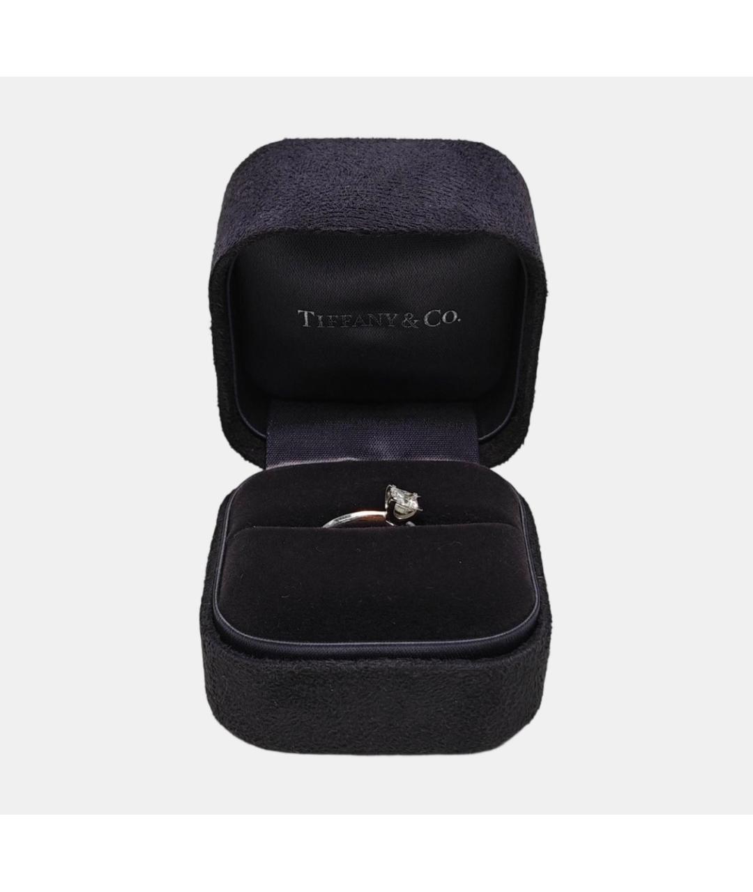 TIFFANY&CO Серебряное платиновое кольцо, фото 2