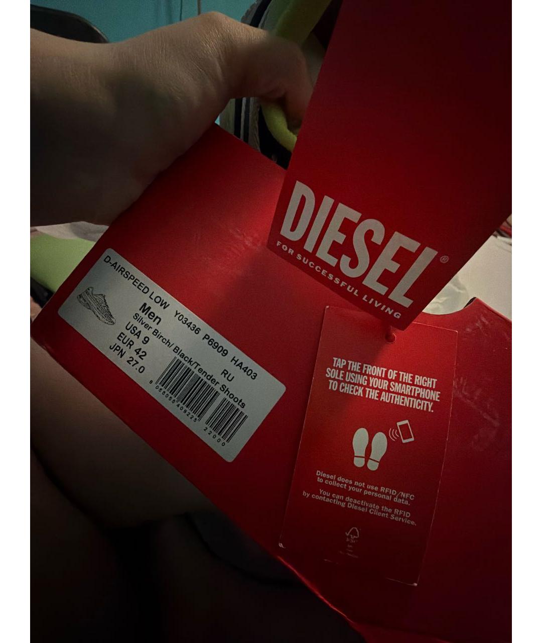 DIESEL Мульти синтетические низкие кроссовки / кеды, фото 4