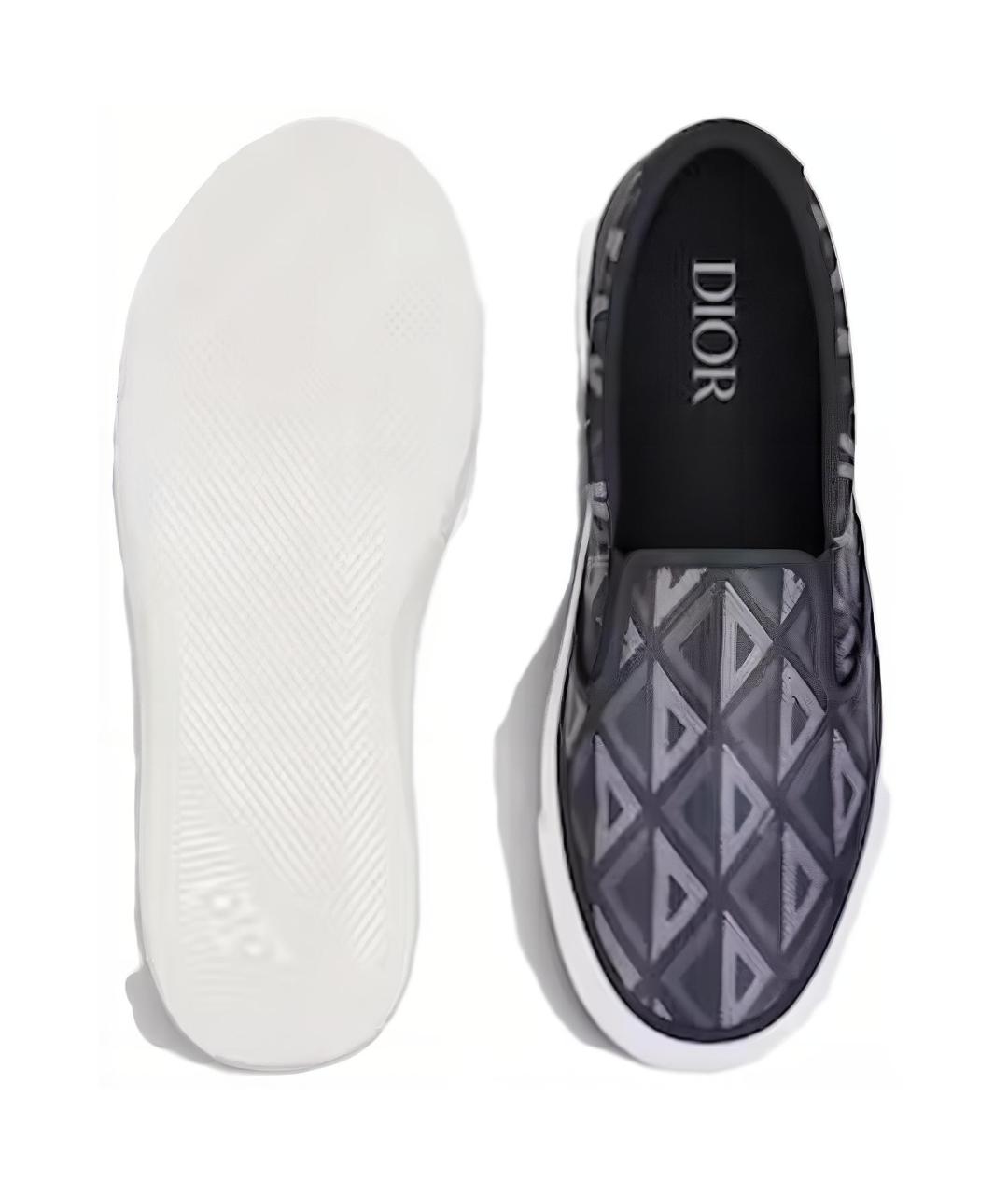 CHRISTIAN DIOR Синие низкие кроссовки / кеды, фото 5