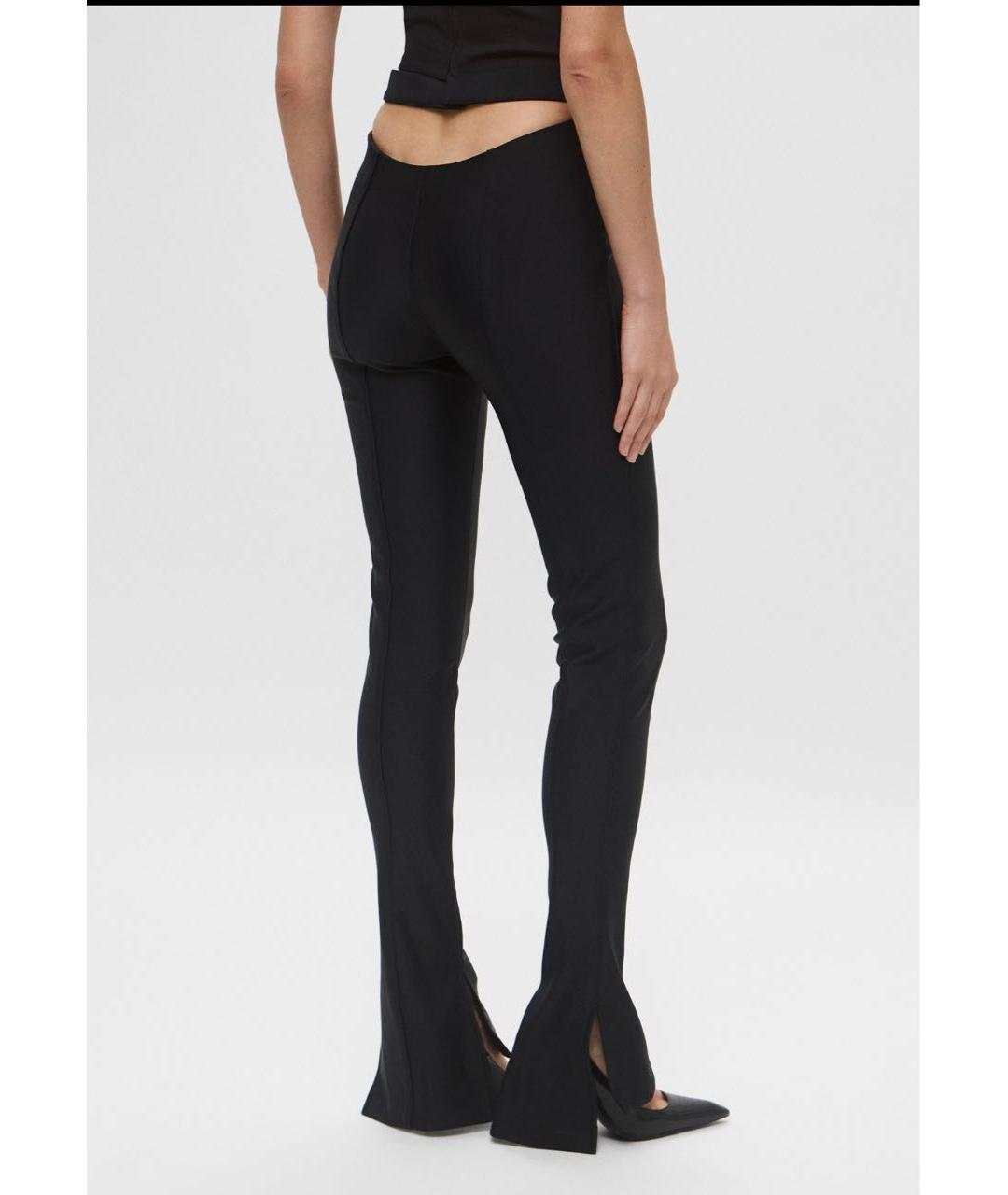 MUGLER Черные брюки узкие, фото 3