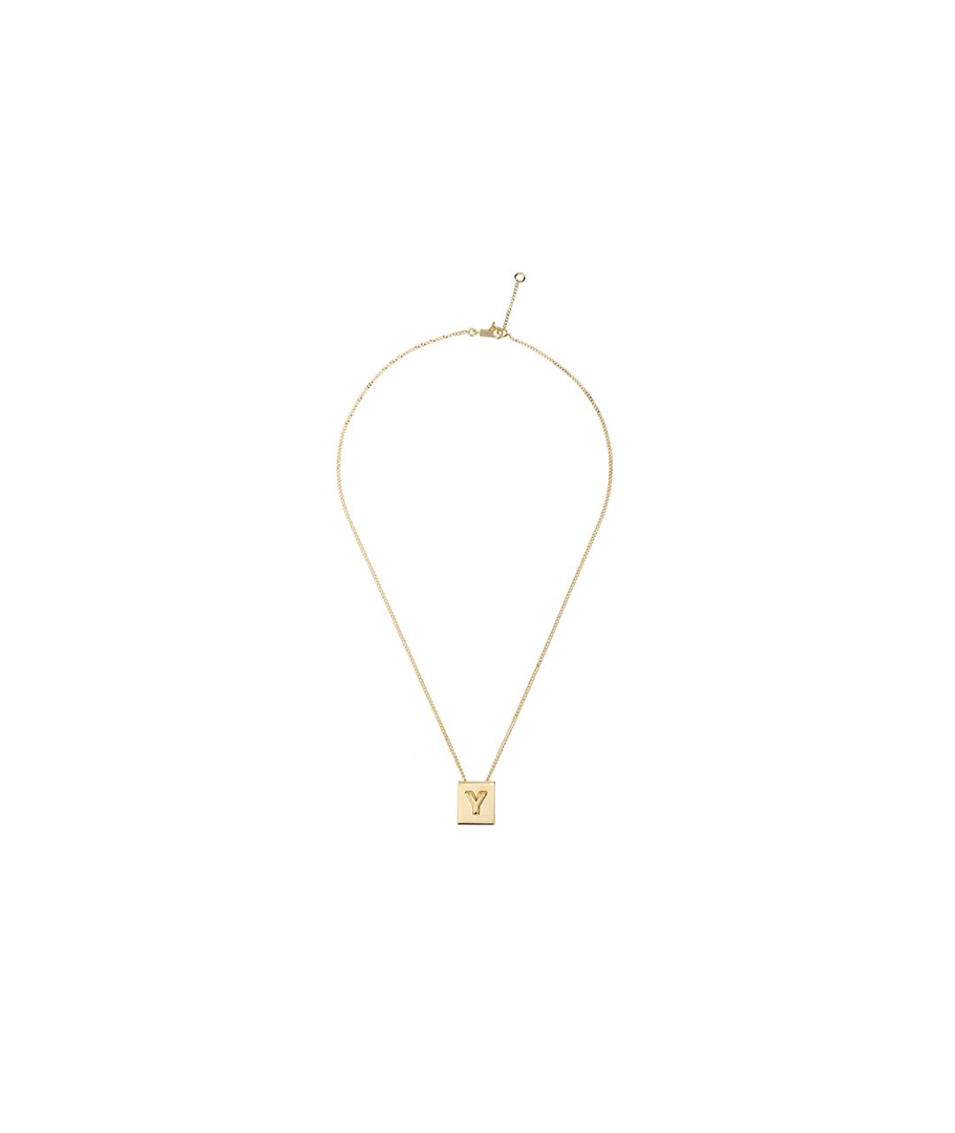 CELINE Золотое латунное колье, фото 2