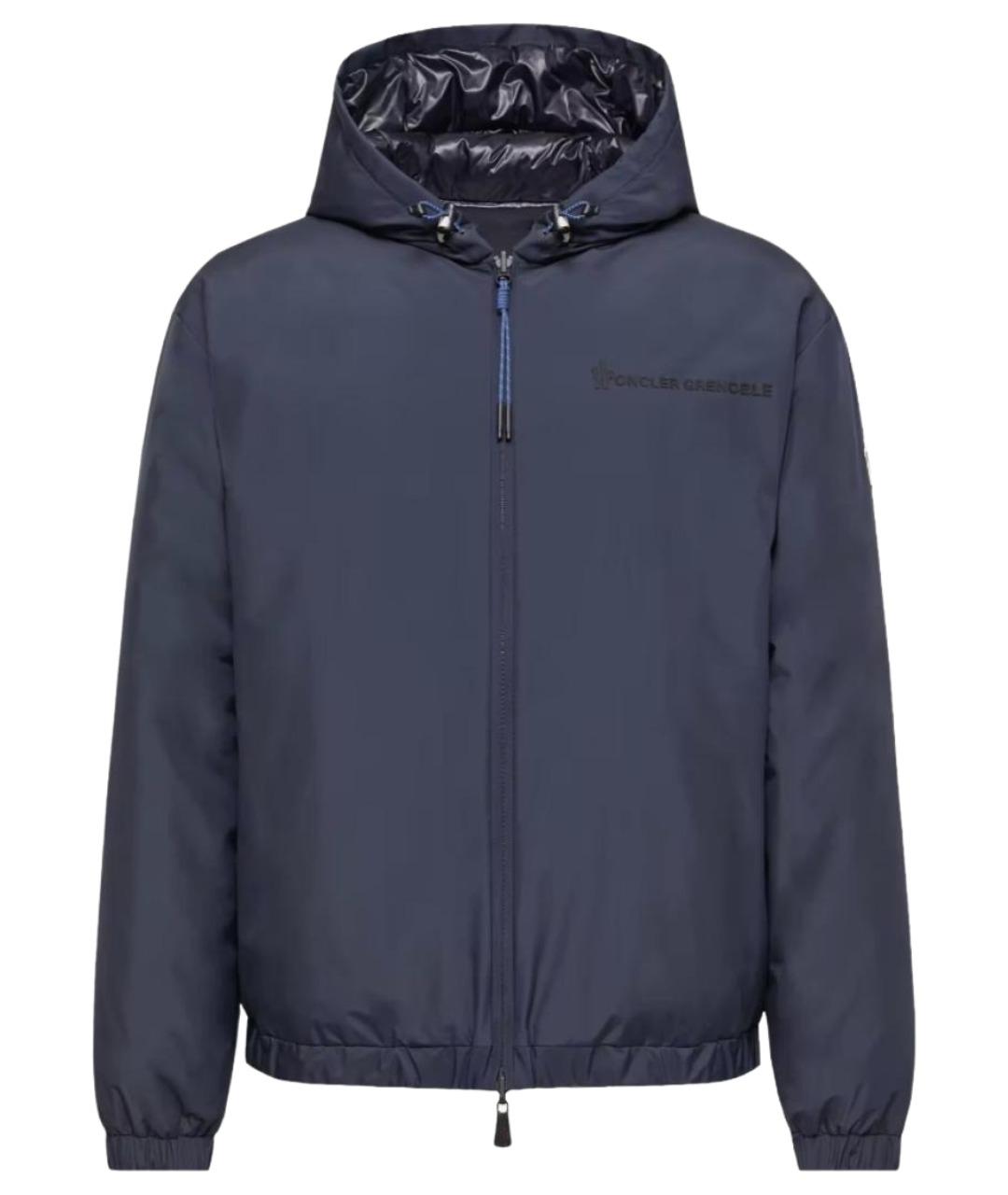 MONCLER GRENOBLE Синяя полиамидовая куртка, фото 1