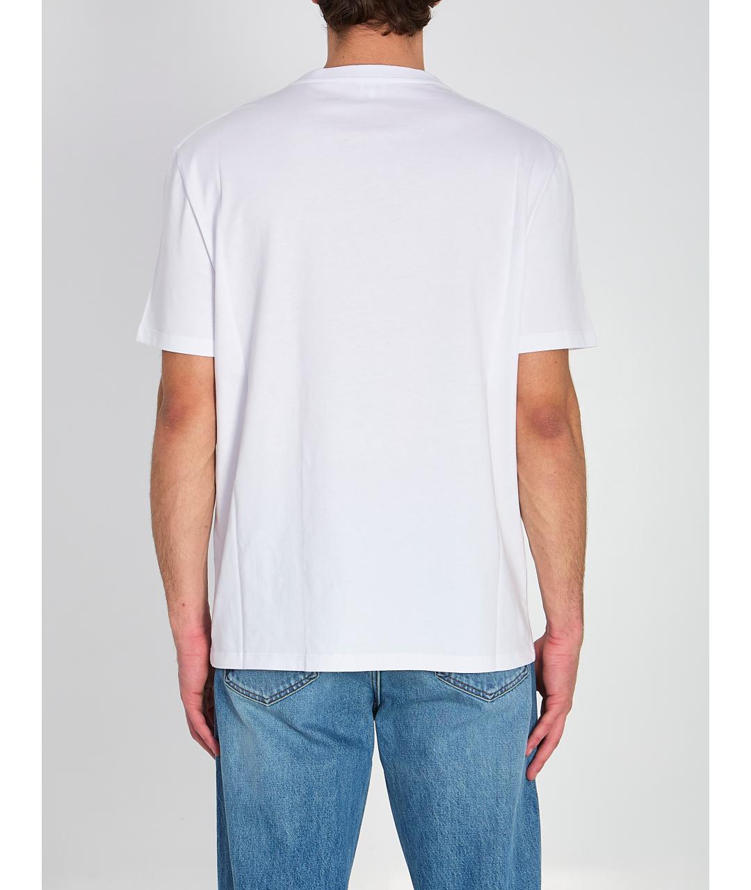 LOEWE Белая хлопковая футболка, фото 5