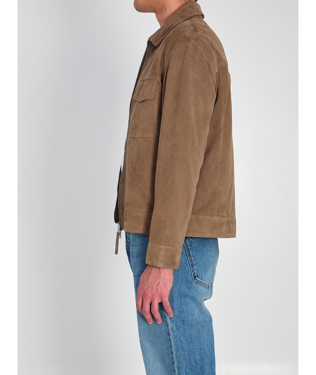 ARMA Коричневая замшевая куртка, фото 4