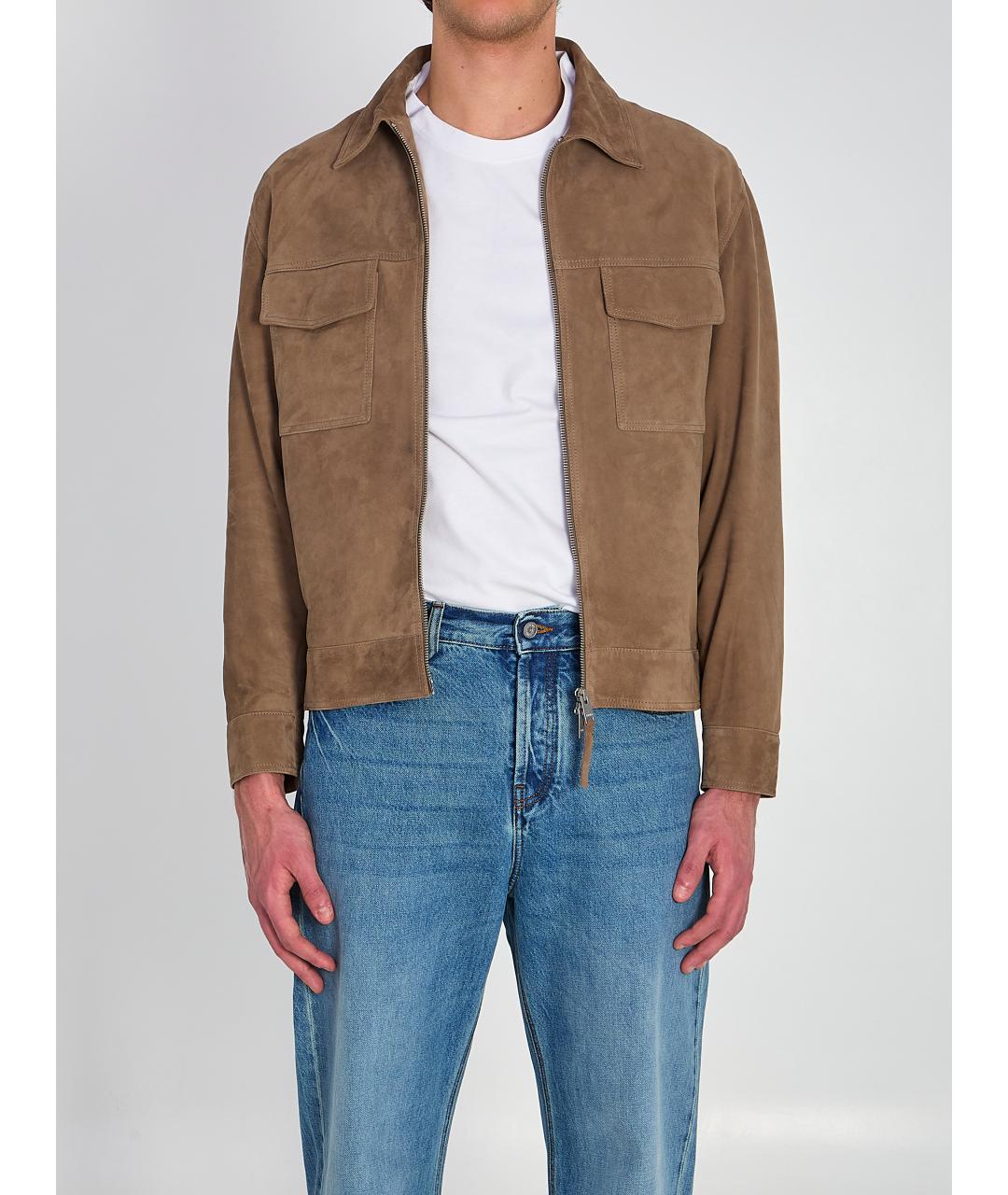 ARMA Коричневая замшевая куртка, фото 2