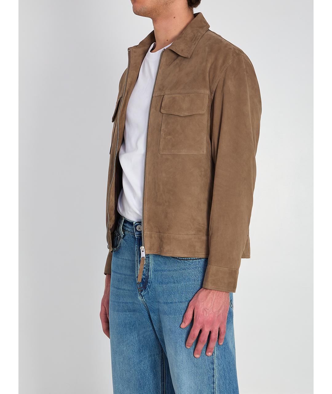 ARMA Коричневая замшевая куртка, фото 3