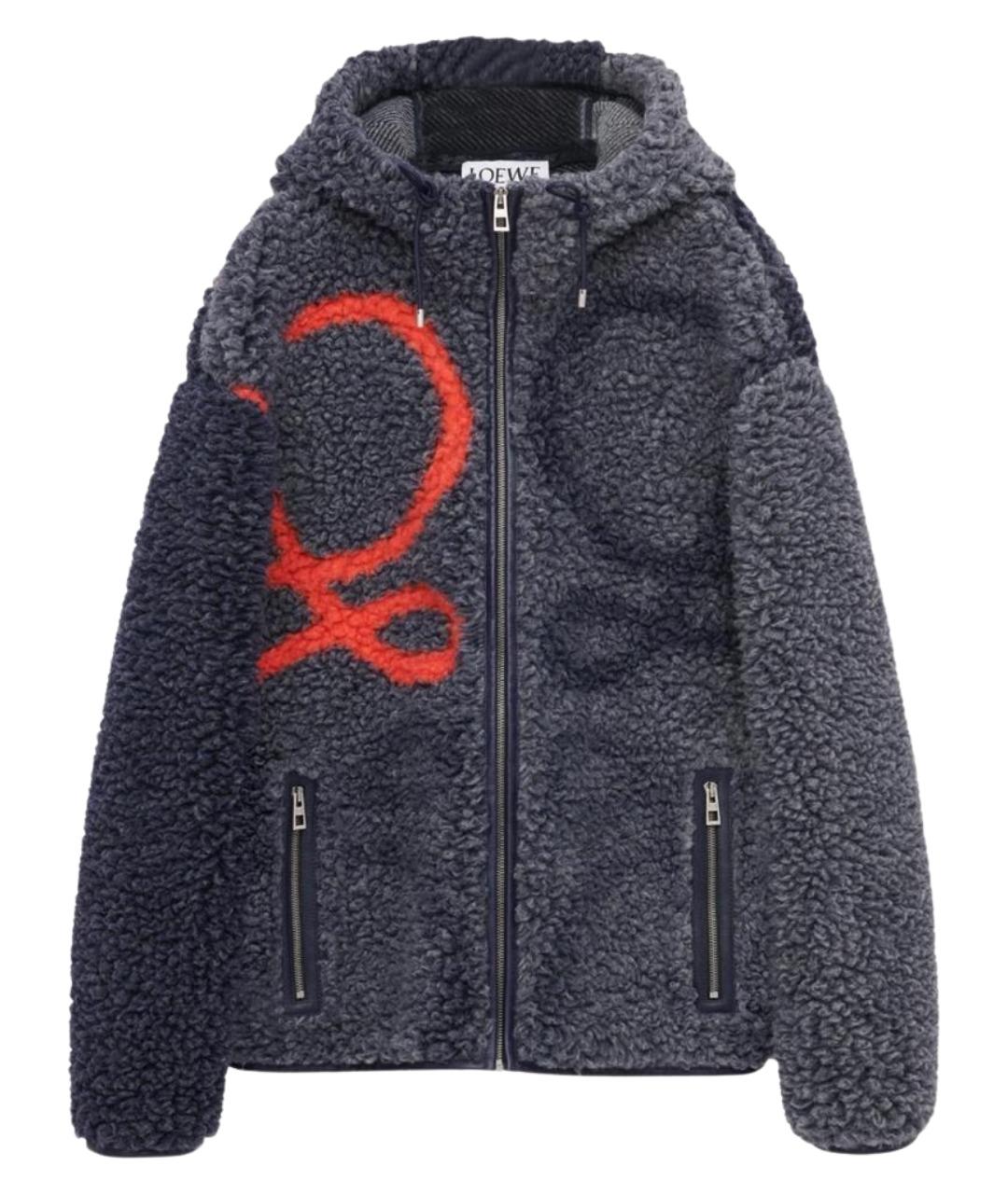 LOEWE Серая шерстяная куртка, фото 1