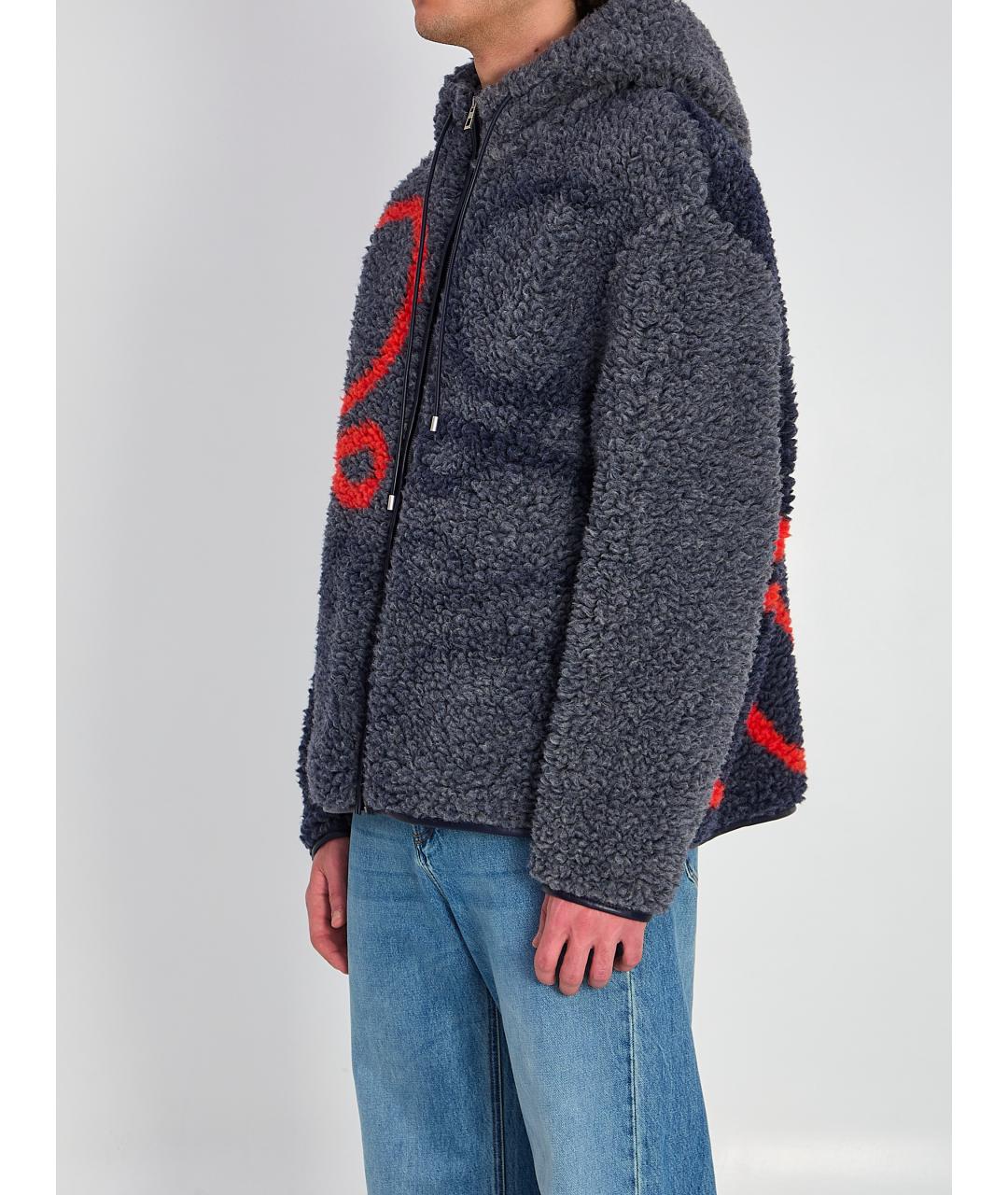 LOEWE Серая шерстяная куртка, фото 3