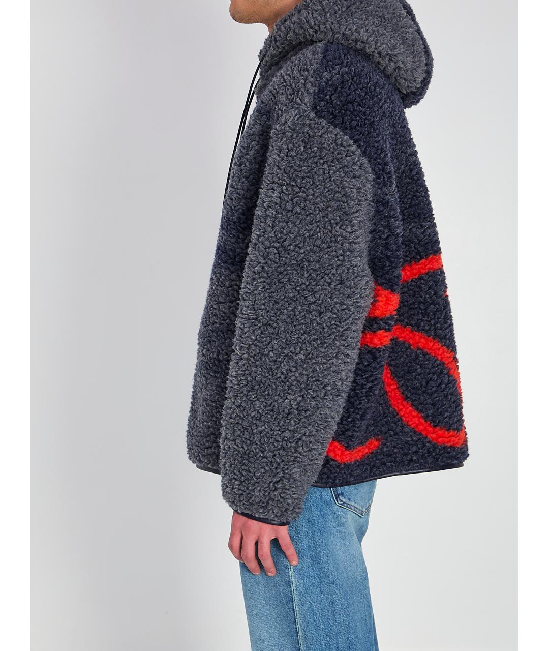 LOEWE Серая шерстяная куртка, фото 4