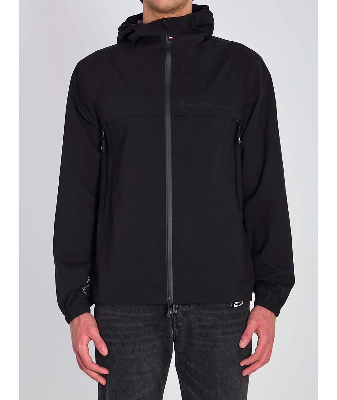 MONCLER GRENOBLE Черная полиамидовая куртка, фото 5