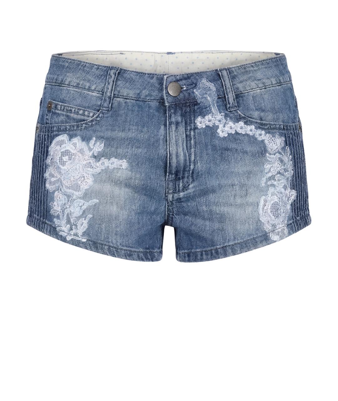 ERMANNO SCERVINO Синие деним шорты, фото 1