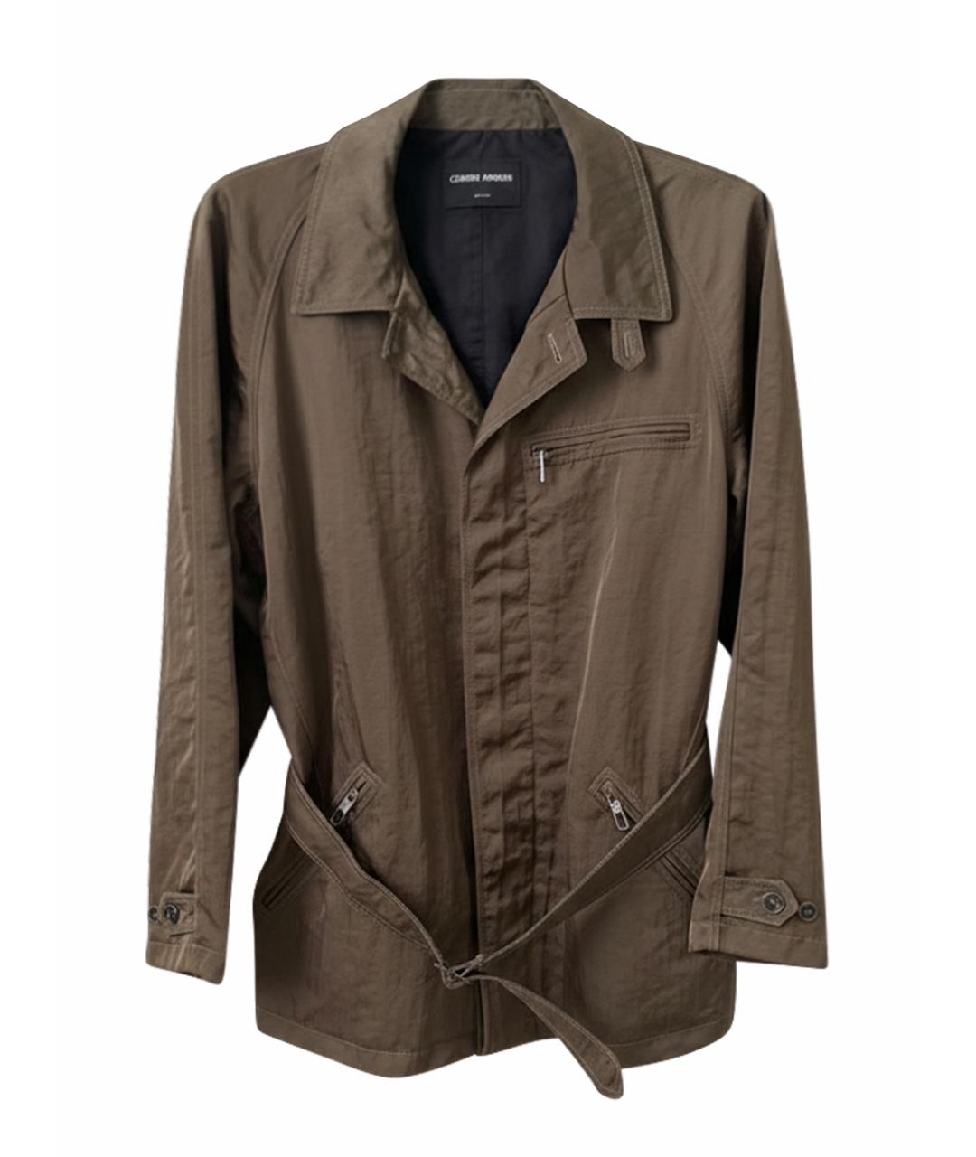 GIORGIO ARMANI Хаки синтетическая куртка, фото 1