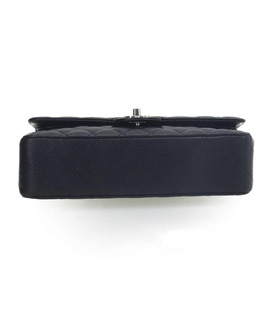 CHANEL Черная кожаная сумка тоут, фото 5