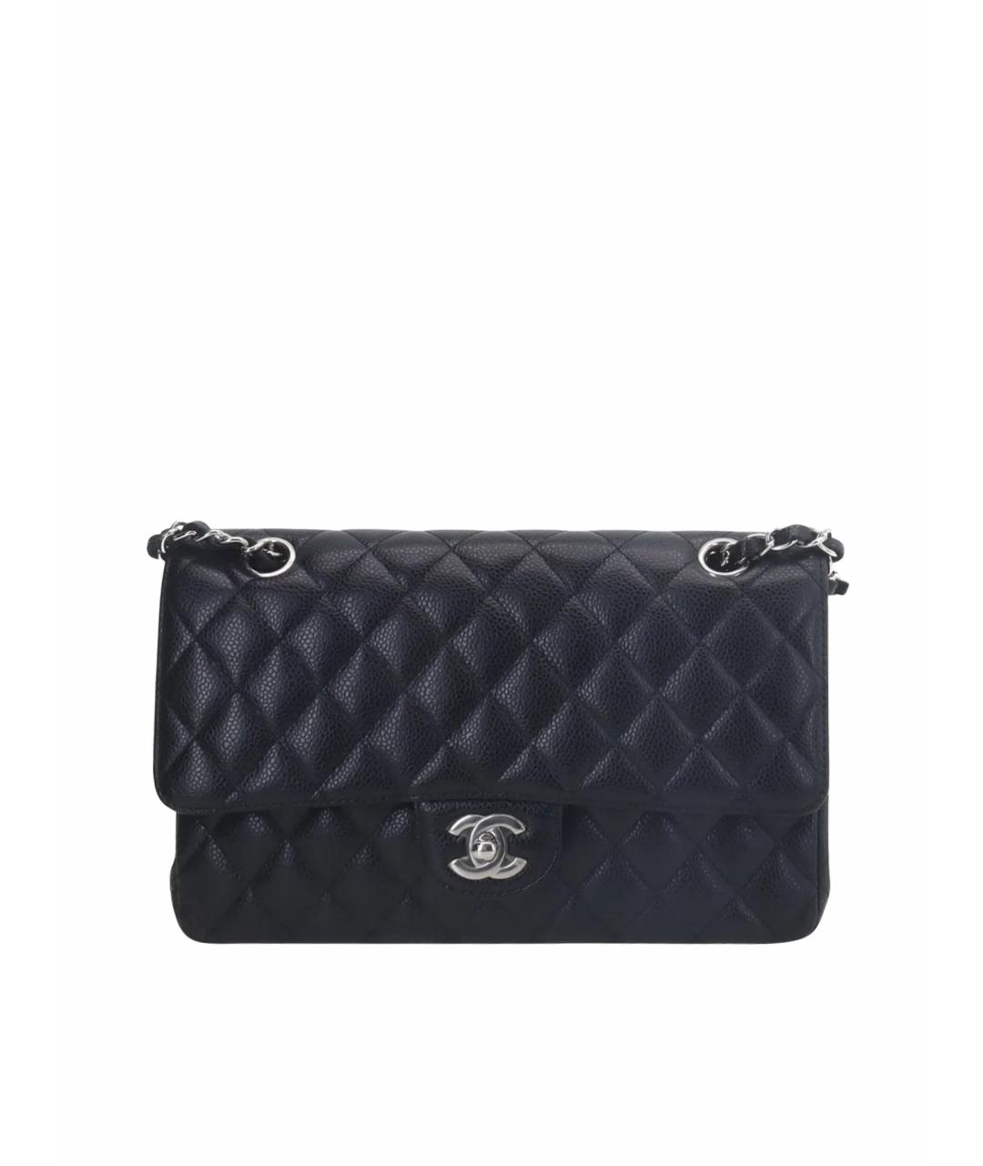 CHANEL Черная кожаная сумка тоут, фото 1