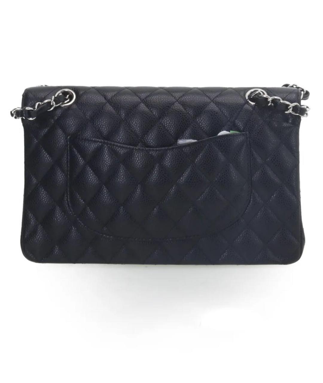 CHANEL Черная кожаная сумка тоут, фото 4