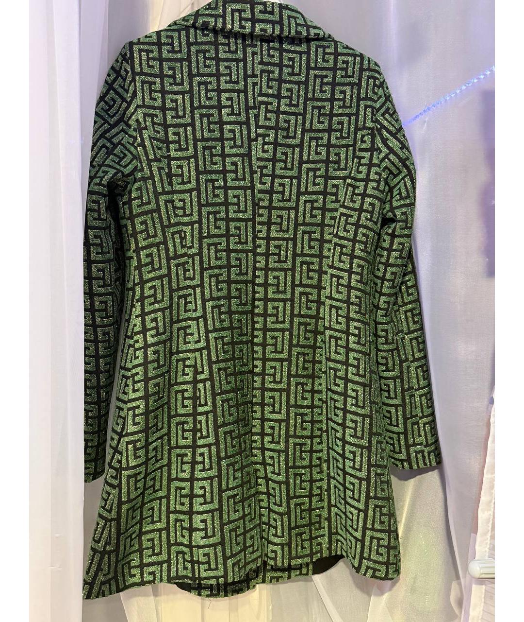 BALMAIN Зеленый хлопковый кардиган, фото 4