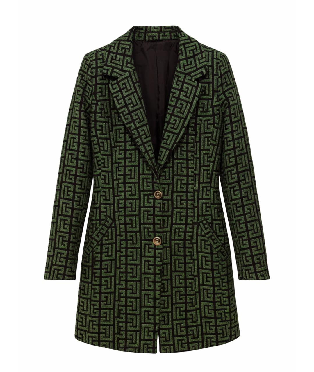 BALMAIN Зеленый хлопковый кардиган, фото 1