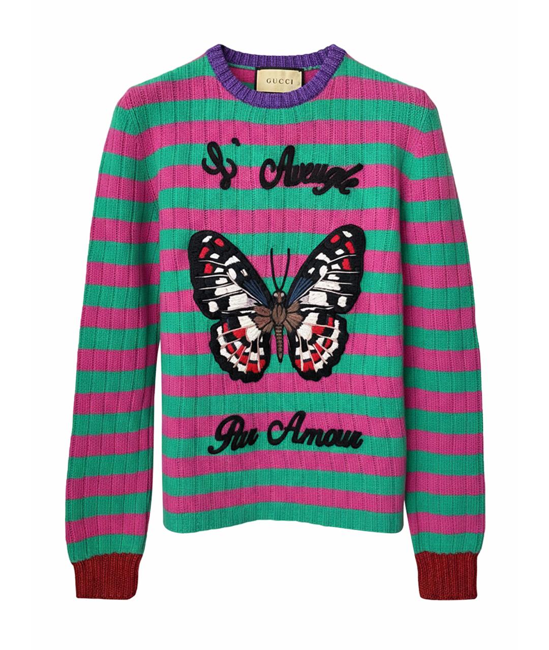 GUCCI Мульти кашемировый джемпер / свитер, фото 1