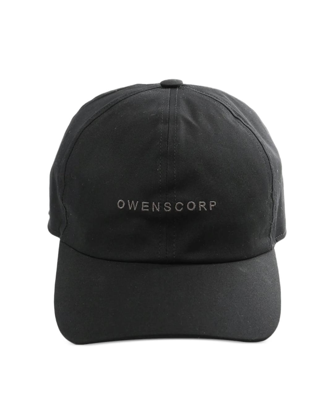 RICK OWENS Черная хлопковая кепка/бейсболка, фото 1