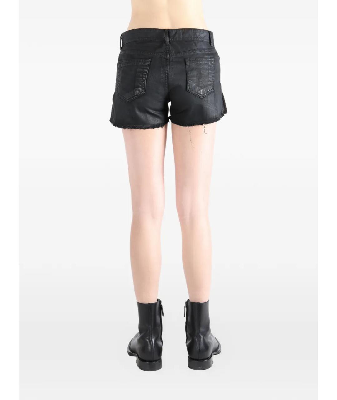 RICK OWENS DRKSHDW Черные хлопковые шорты, фото 4