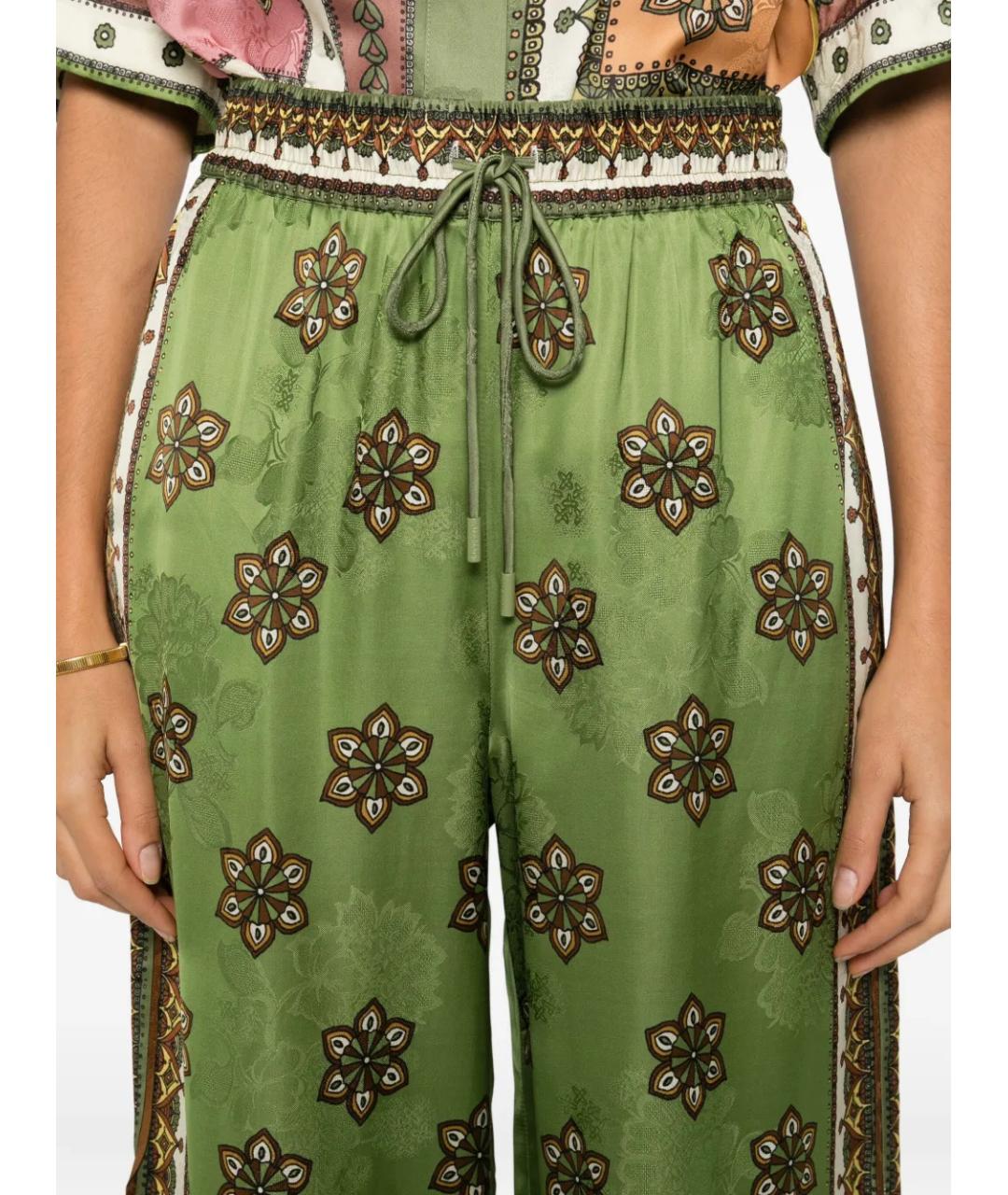 Alemais Мульти вискозные прямые брюки, фото 5