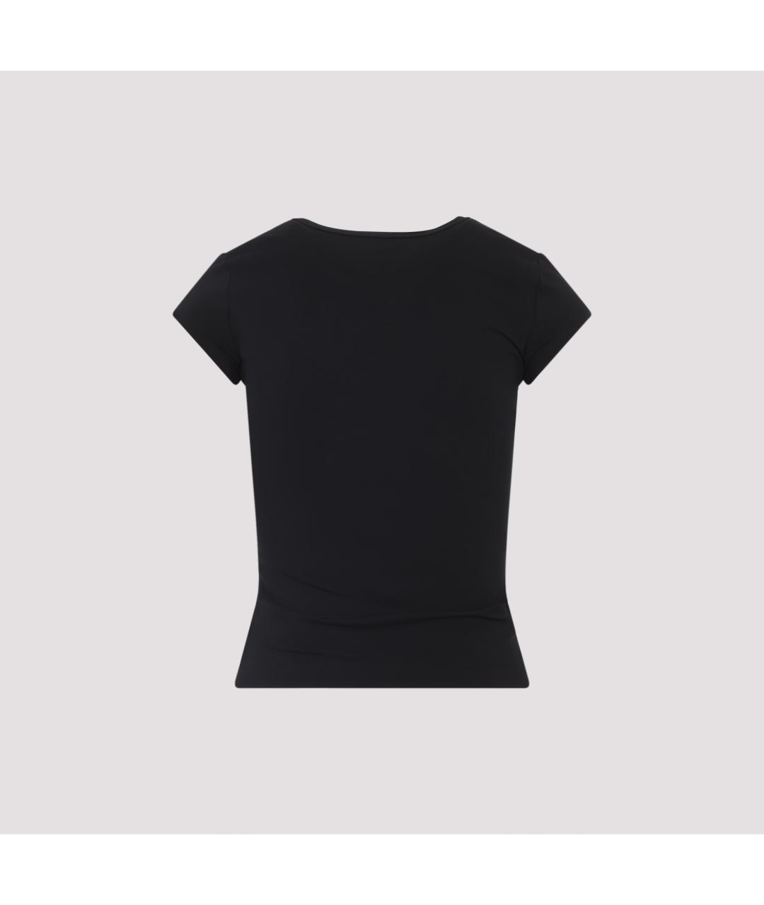 DIESEL Черная хлопковая футболка, фото 2