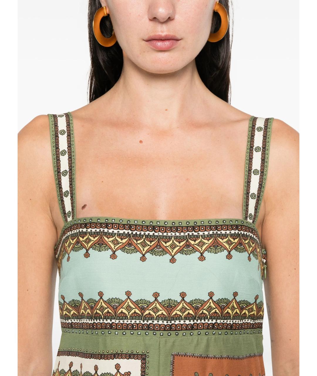 Alemais Мульти вискозное повседневное платье, фото 5