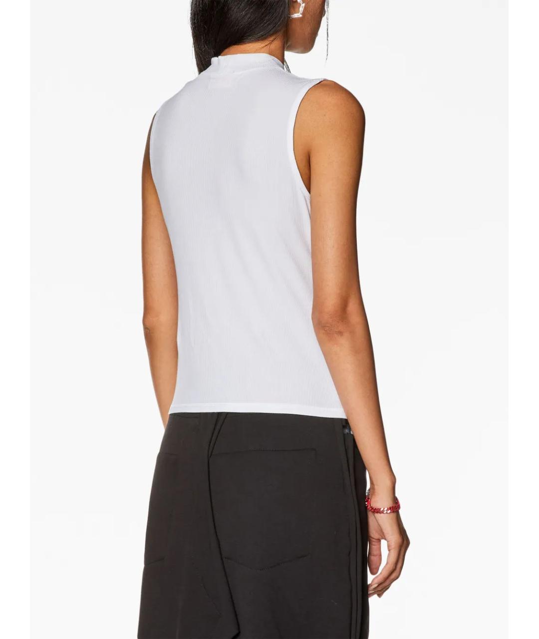 DIESEL Белая вискозная майка, фото 5