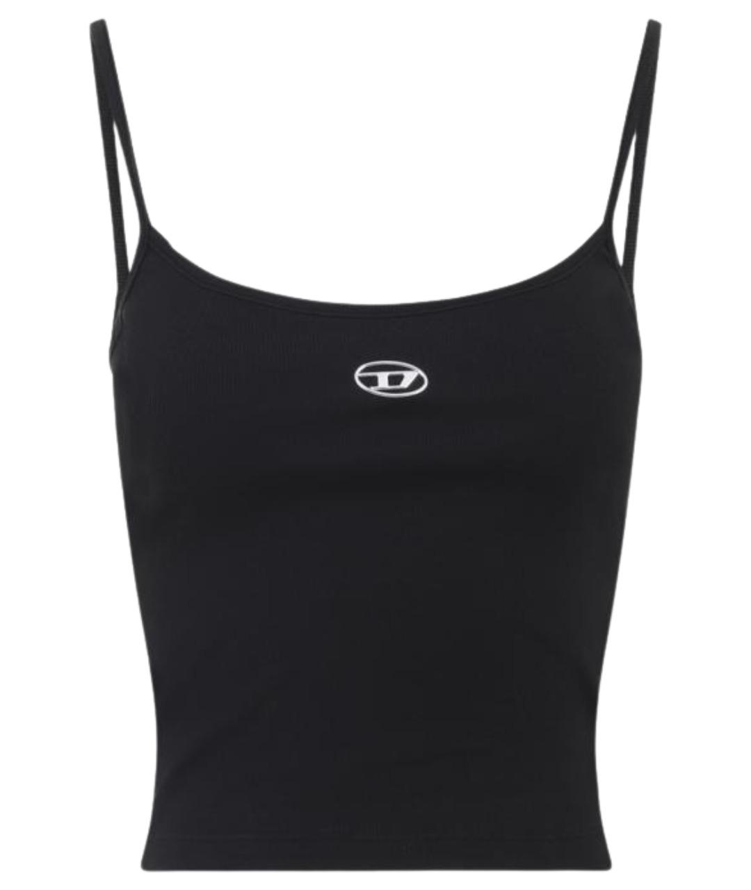 DIESEL Черная хлопковая майка, фото 1