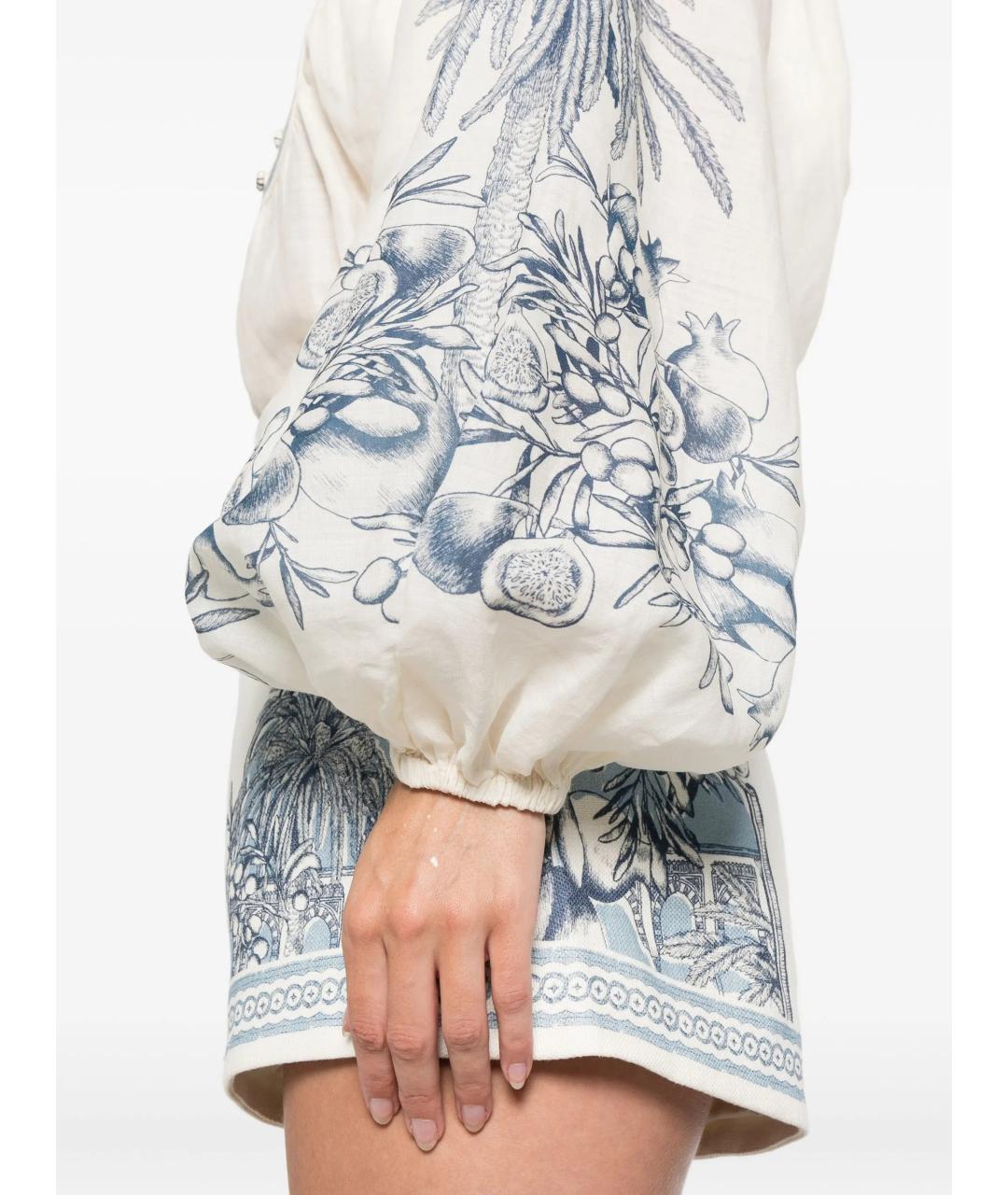 Alemais Белая льняная рубашка, фото 5