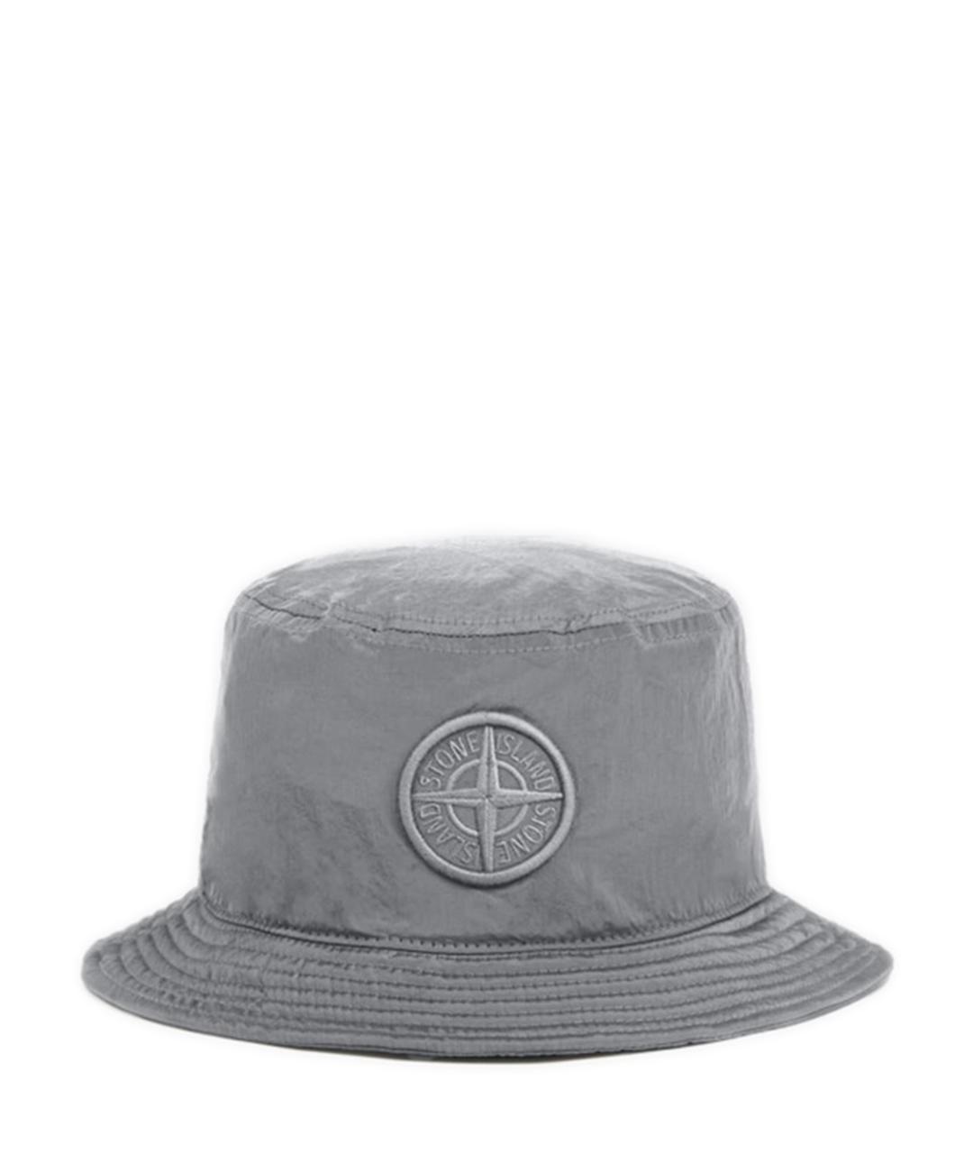 STONE ISLAND Серая синтетическая кепка/бейсболка, фото 1