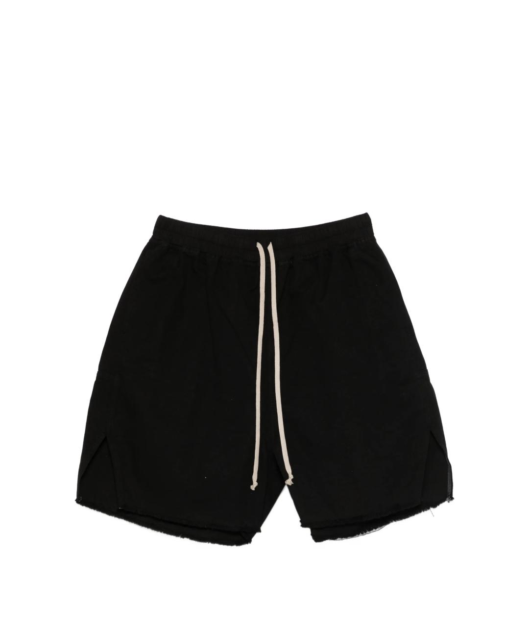RICK OWENS DRKSHDW Черные хлопковые шорты, фото 1