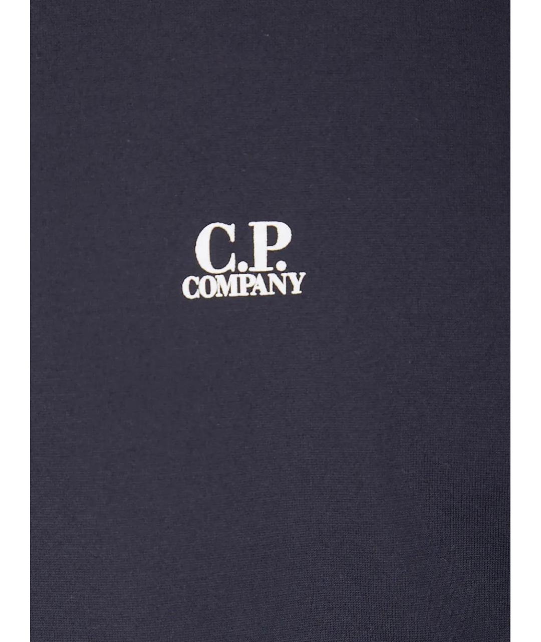 CP COMPANY Черная хлопковая футболка, фото 3